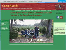 Tablet Screenshot of crestranch.com